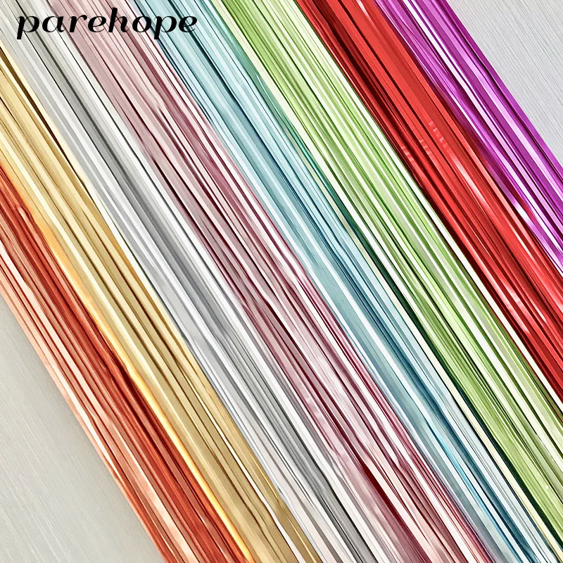 Matte Metallic Tinsel Foil Shimmer Curtain Birthday Party Photo Booth Backdrop Kids Unicorn Party Baby Shower Wedding Decoration (3)