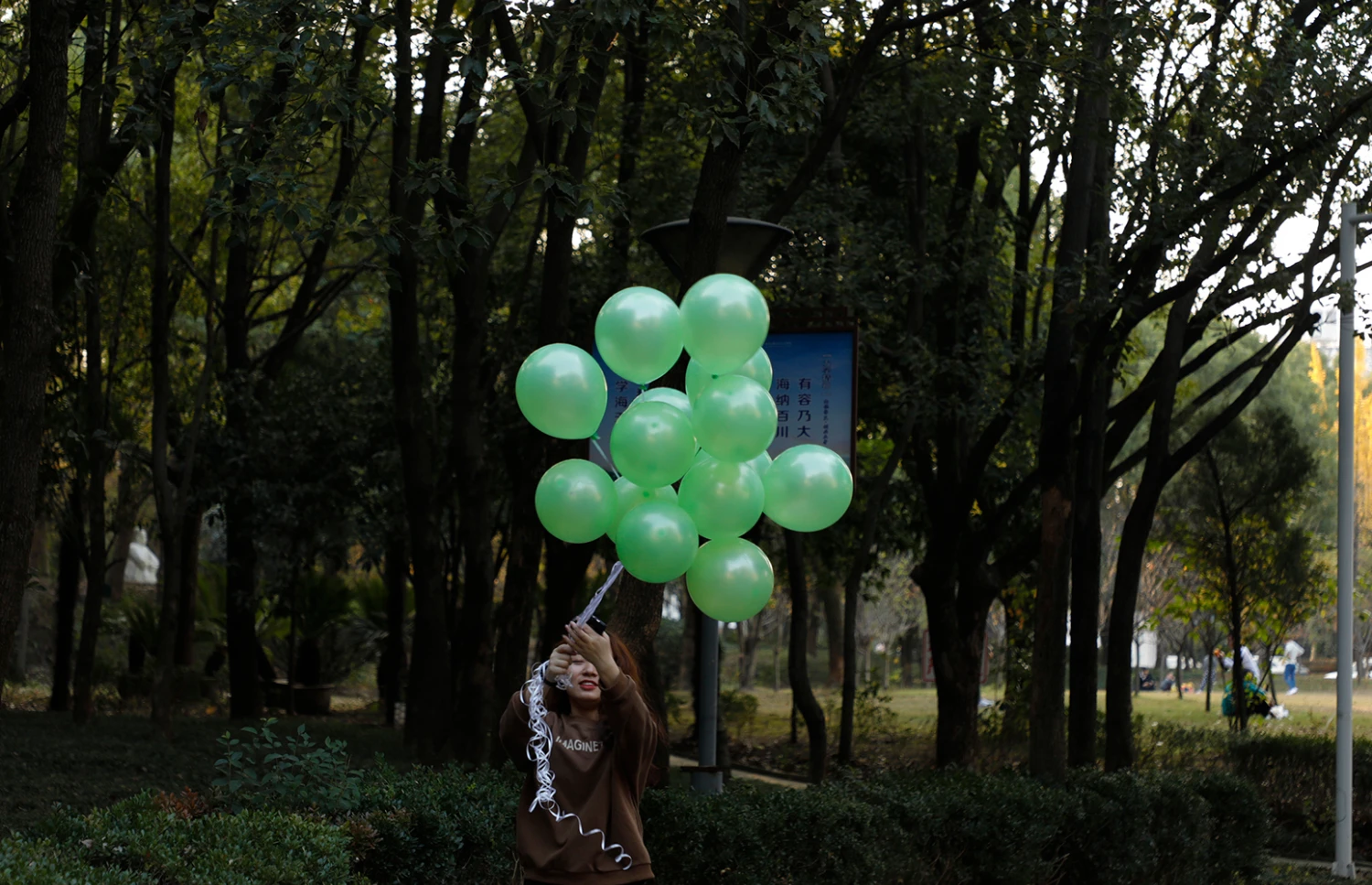 30 шт счастливый год Palloncino Verde Perlescente Пикник Neve Bambini Gioca Palloncini Per La Decorazione Domestica