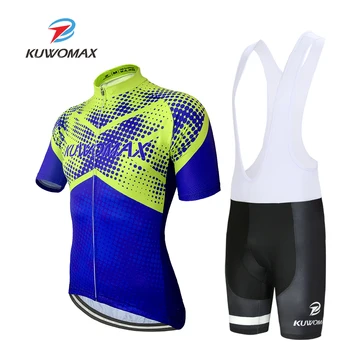 

2020 KUWOMAX Summer Quick-Dry Cycling Jersey Set Maillot Ropa Ciclismo Breathable Racing Bicycle Clothing MTB Bike Clothes Set.