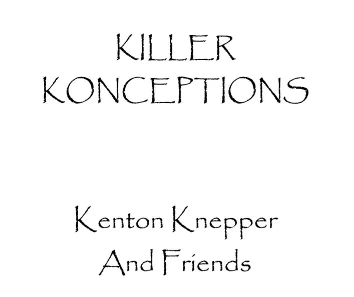 Kenton Knepper-Killer koncepations-фокусы