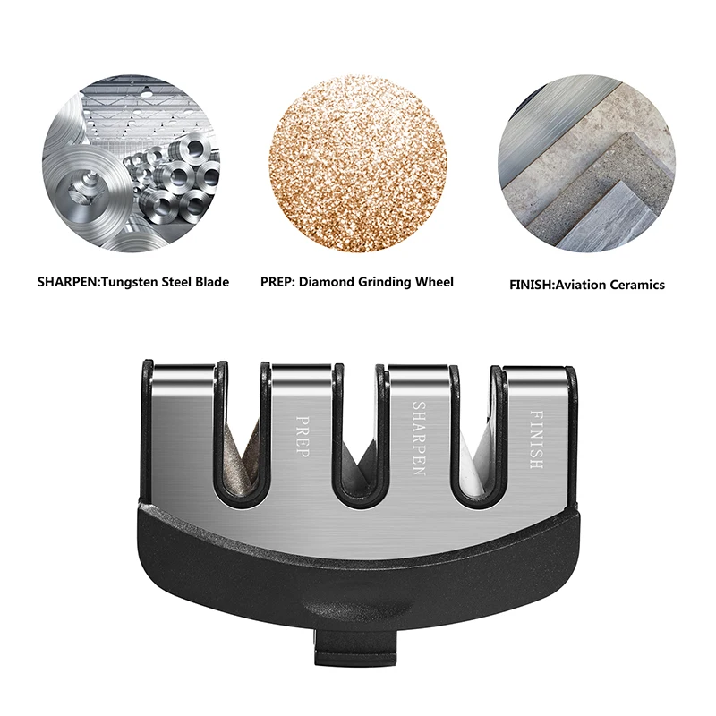 3 ступенчатая точилка для кухонных ножей профессиональный точильный камень