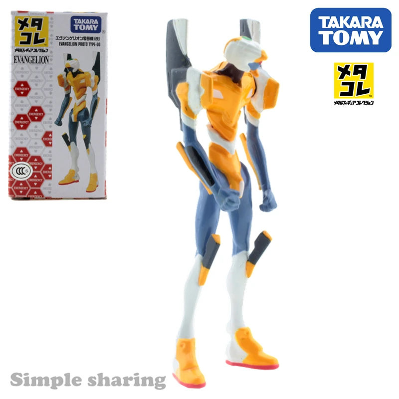 Takara Tomy tomica evangelion proto type 00 сплав модель комплект Аниме Евангелион фигурка Детские литые игрушки миниатюрная Детская кукла