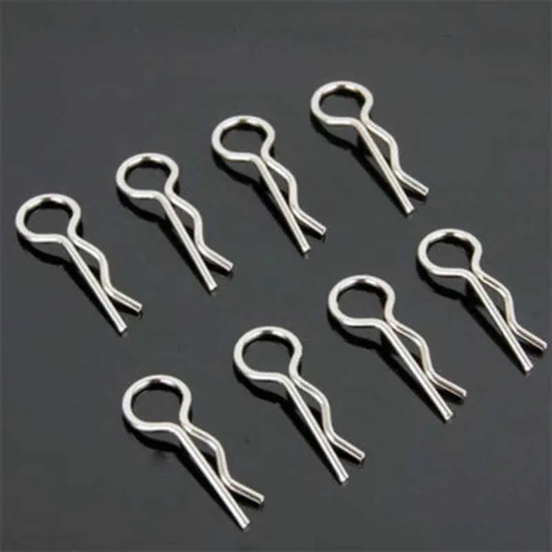 Special Offer 8Pcs Stainless Steel Body Clips Pins For Redcat Racing Hpi Himoto Hsp 1/10 1/16 1/18 Rc Car Shell Truck Buggy Toys