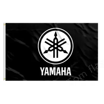 

Yamaha Racing flag 90 * 150cm size Christmas decorations car flag 01