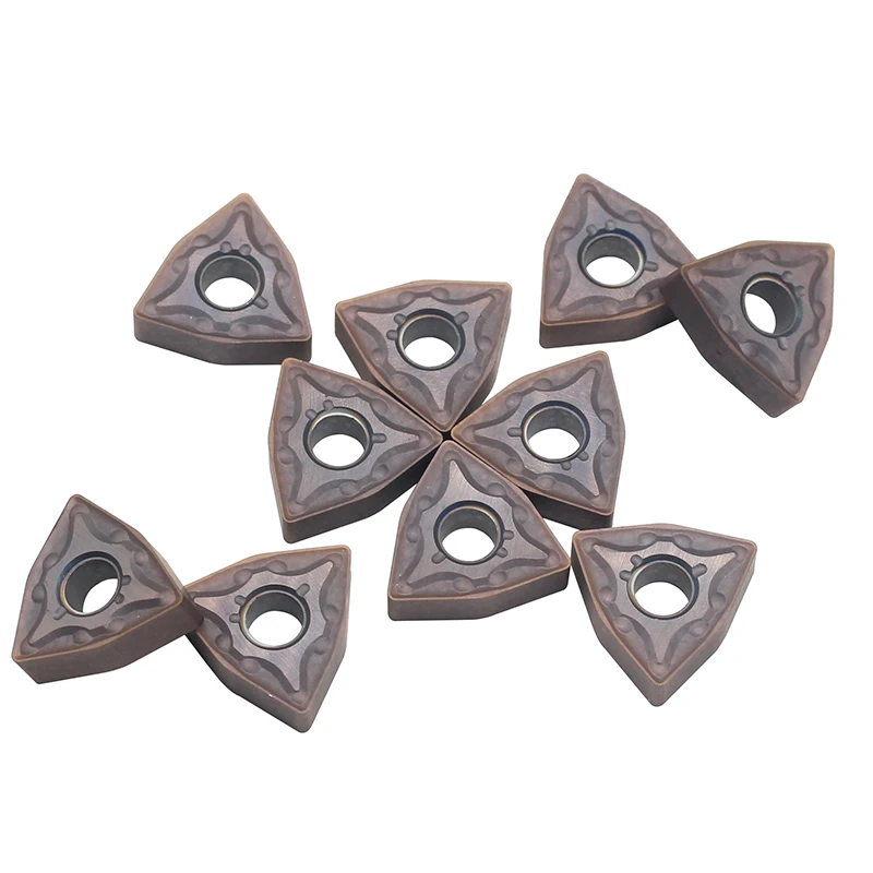 

100pcs Carbide Insert WNMG080408 MA VP15TF UE6020 US735 External Turning Knife WNMG 080408 Lathe Tools CNC Tool Milling Cutter