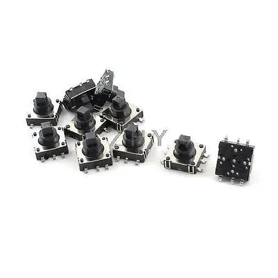 

10Pcs 10x10x8.6mm 6Pin Momentary 5 Directions PCB SMD SMT Tact Switches