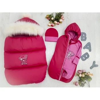 

Комплект для новорожденного "Мишутка" 4х предметный ЗИМА Комплекты на выписку и для прогулок 0-6 мес