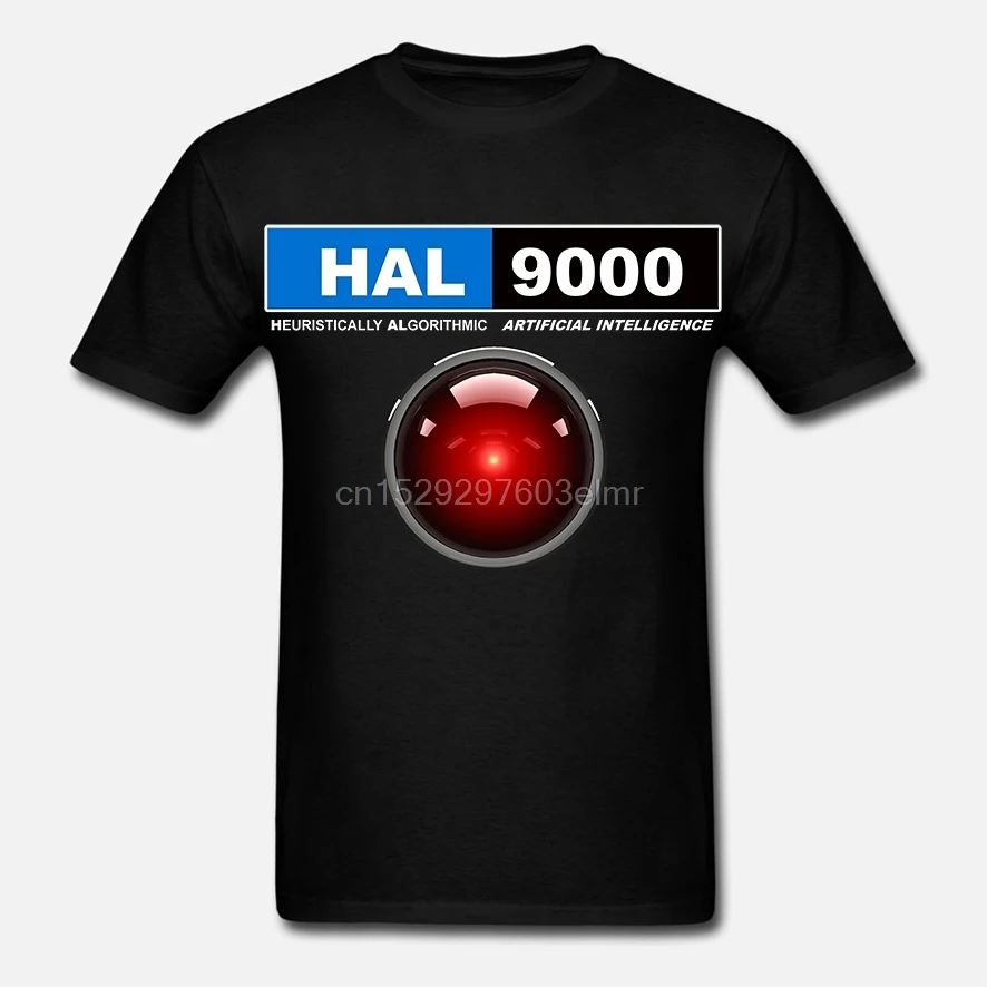 Модная крутая Мужская футболка Женская забавная HAL 9000 индивидуальная Футболка с