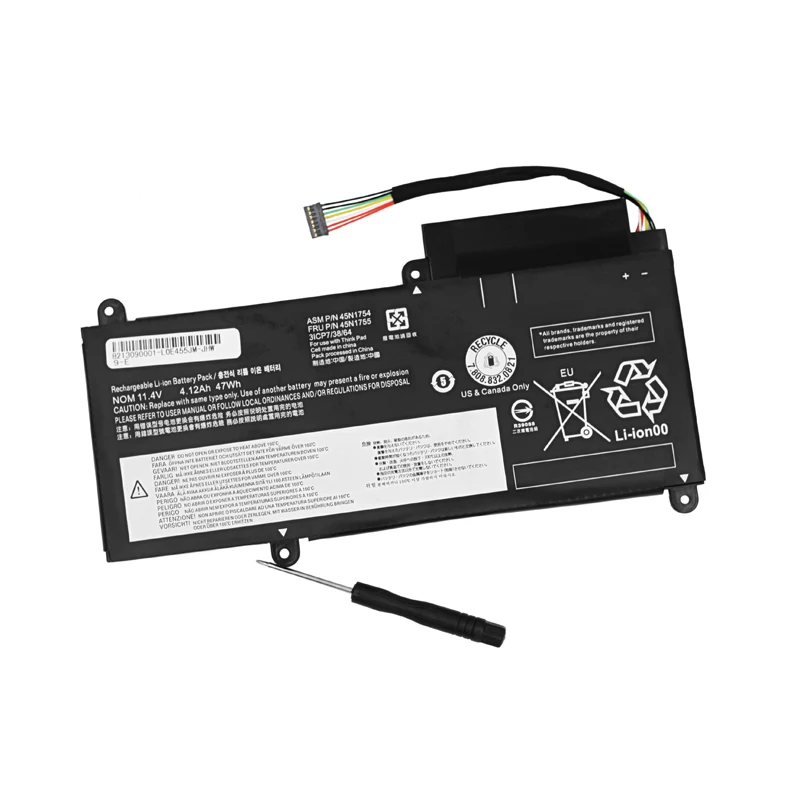 Apeway 11,4 V 4120 мАч аккумулятор для lenovo ThinkPad E450 E450C E460 E460C 45N1752 45N1753 45N1756 45N1757 45N1754 45N1755