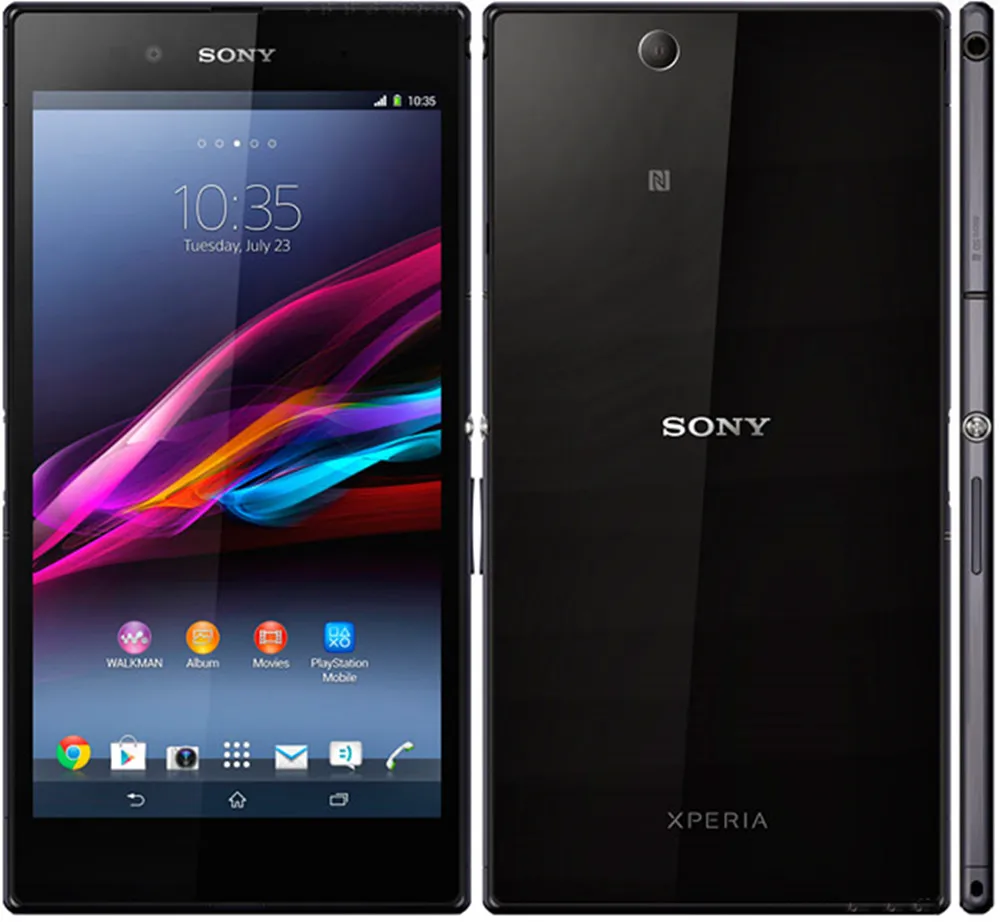 Разблокированный телефон sony Xperia Z Ultra C6833, 6,4 дюймов, четырехъядерный процессор, 2 Гб ОЗУ, 16 Гб ПЗУ, 4G LTE, Wi-Fi, Поддержка NFC, сотовый телефон