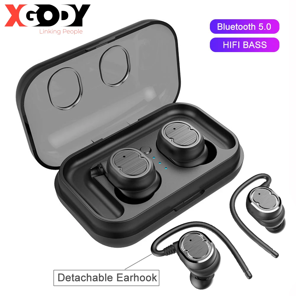 XGODY TWS 8 беспроводные наушники Bluetooth 5 0 HIFI бас шумоподавление для iphone xiaomi всех