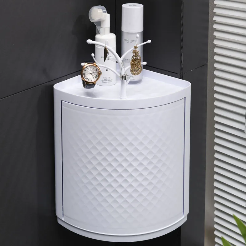 Bathroom Rotating Storage Rack 360 Degree Rotating Plastic Multi