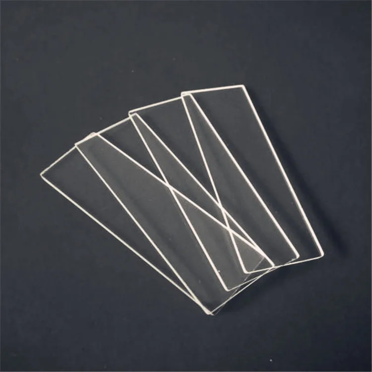 

Clear quartz glass slide 75*25*2+/-0.1mm silica quartz plate