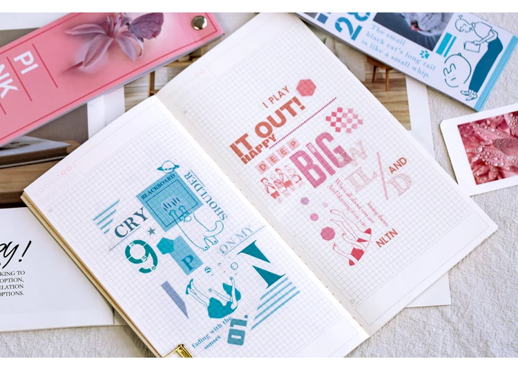 Креативная Корейская декоративная наклейка s Набор Bullet Journal записываемая бумажная наклейка для творчества альбом дневник в стиле Скрапбукинг наклейка kawaii