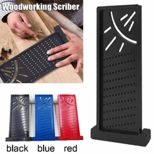 

Woodworking Scribe Mark Line Gauge T-Type Cross-Out Carpenter Angle Ruler Precision Measurement Measuring Angle Ruler Convenient