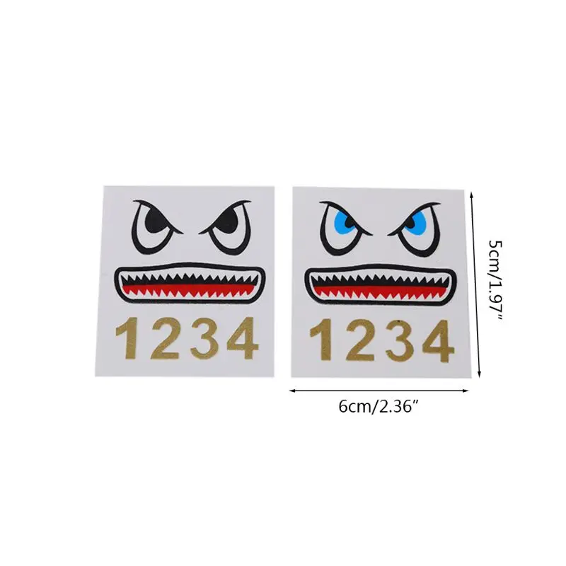 1 Set Drone Battery Body Sticker Aircraft Shark Sticker Adhesive Art Decals for DJI Mavic Mini Drone Accessories drone accessories