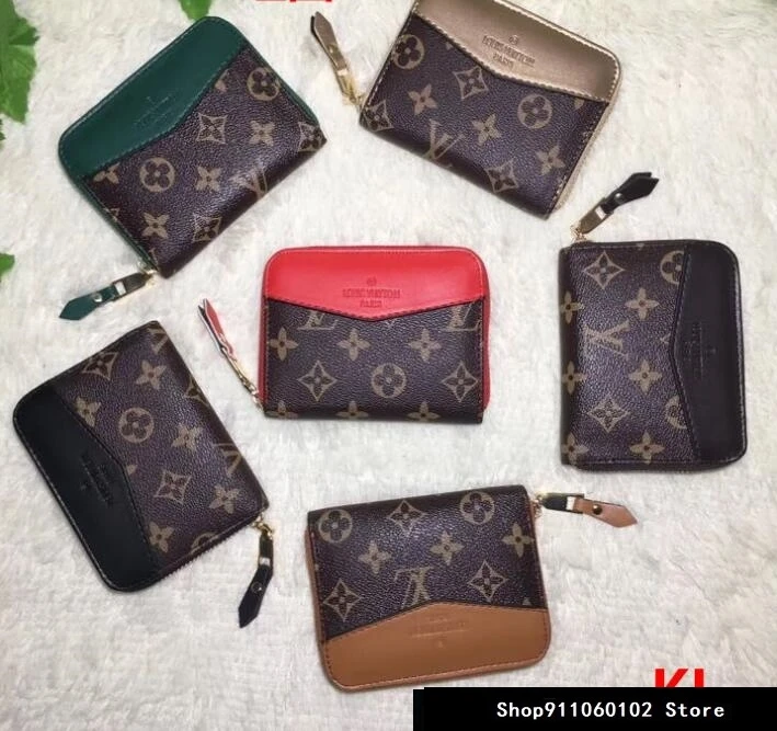 Роскошные женские кошельки Louis Vuitton LV модный длинный кожаный держатель для карт