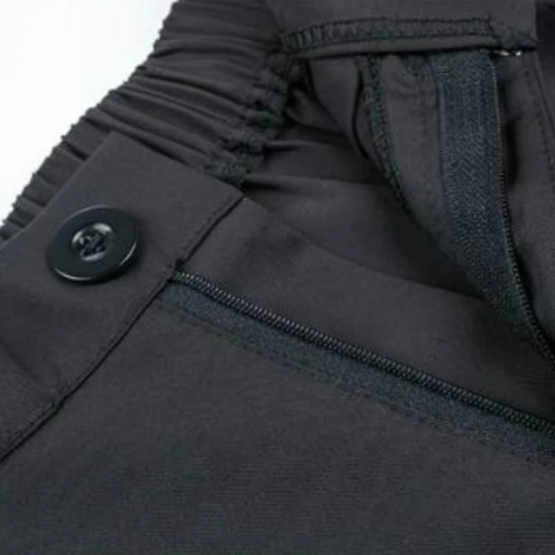 Spodenki damskie letnie guziki do kolan czarne szerokie nogawki luźne serwetki koreański styl Casual damskie biuro BF Streetwear moda prosta 6 Spodenki damskie letnie guziki do kolan czarne szerokie nogawki luźne serwetki koreański styl Casual damskie biuro BF Streetwear moda prosta 6