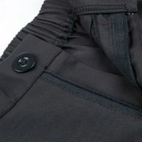 Spodenki damskie letnie guziki do kolan czarne szerokie nogawki luźne serwetki koreański styl Casual damskie biuro BF Streetwear moda prosta 6