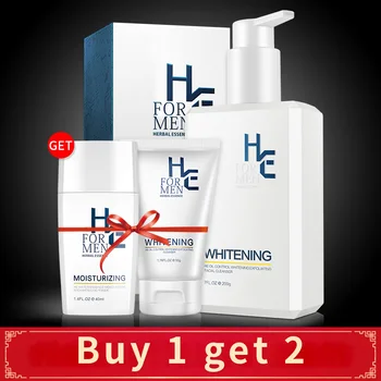 

200g(gift 2) men's cleanser set whitening cleanser moisturizing cleanser oil control deep cleansing foam facial care