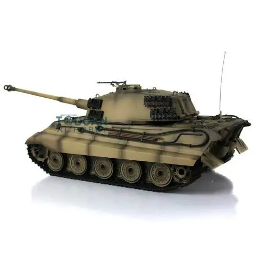 Henglong 1/16 желтый 6,0 индивидуальные King Tiger rc Танк 3888A металлические треки колеса TH12735