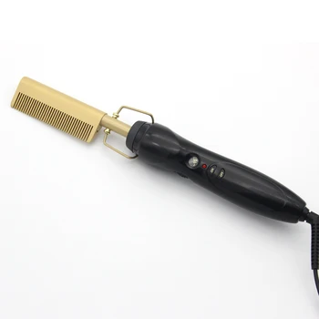 

Hot Comb Hair Straightener Electric Comb Hair Curling Iron Environmentally Friendly Alloy Hair Curler Fast Smoothing Hair Brush