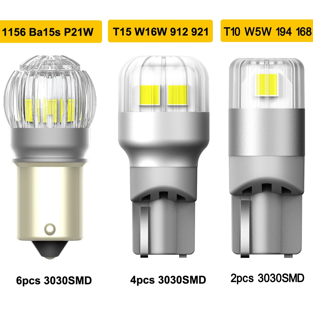 Bright W5W W16W Canbus T10 T15 Error Free 26 LED - Durvient