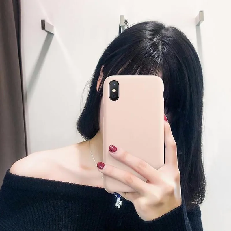 Мягкий силиконовый телефон для iPhone 6 6s 7 8 Plus X XS max XR
