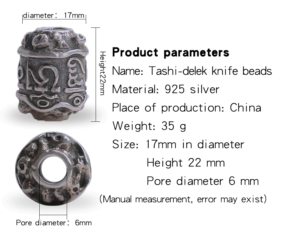 Хищник S925 Серебряный нож Tashidler EDC шарик зонтик веревка многофункциональный инструмент открытый кемпинг ножевые гаджеты кулон