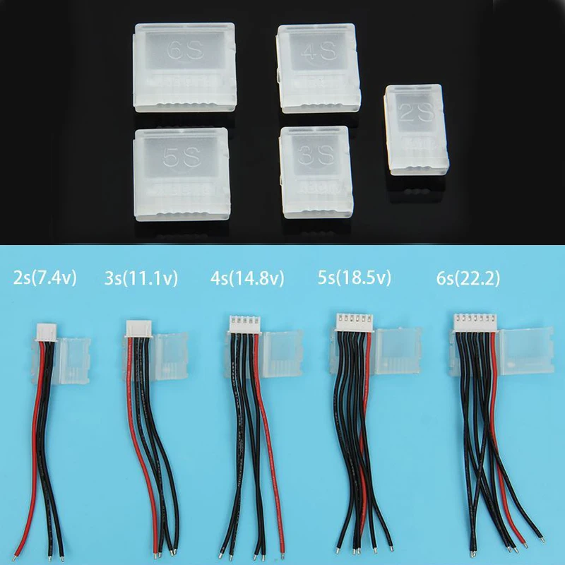 รูปสินค้า แบตเตอรี่ LiPo สำหรับโดรน 2S-6S พร้อมคลิป JST-XH