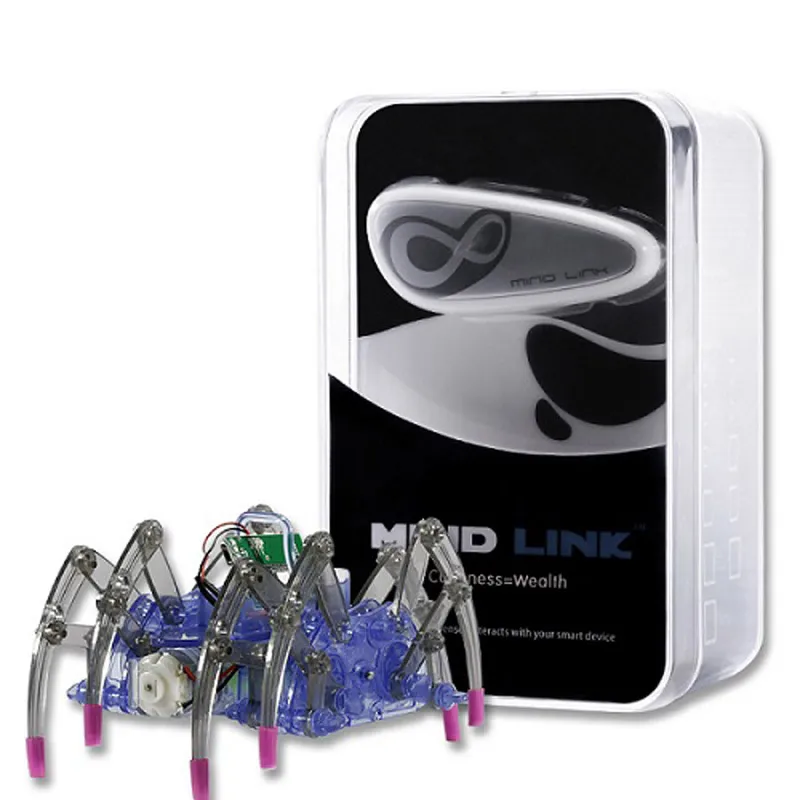 Mindlink RC робот паук повязка на голову набор игрушки для мозговых звеньев обучающая