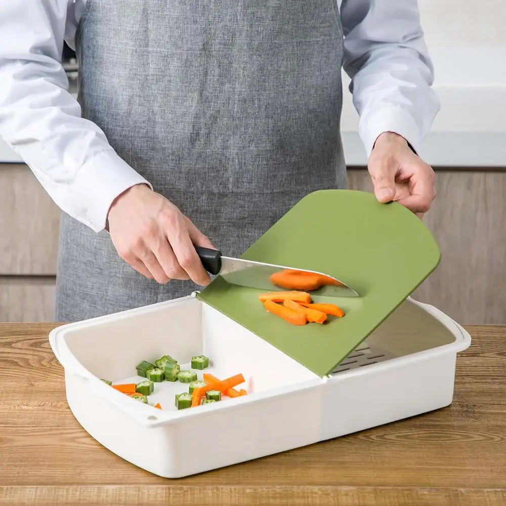 3In1JapaneseChoppingBoardKitchenMultifunctionalFlipCutting