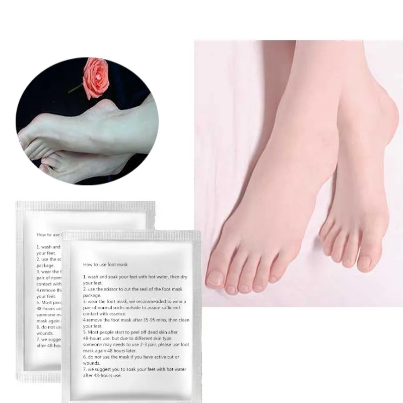 

3pair=6 piece Exfoliating Foot Mask Foot Patch Magic Skin Peeling Dead Skin Feet Mask Socks Sosu Socks for Pedicure Socks Cream