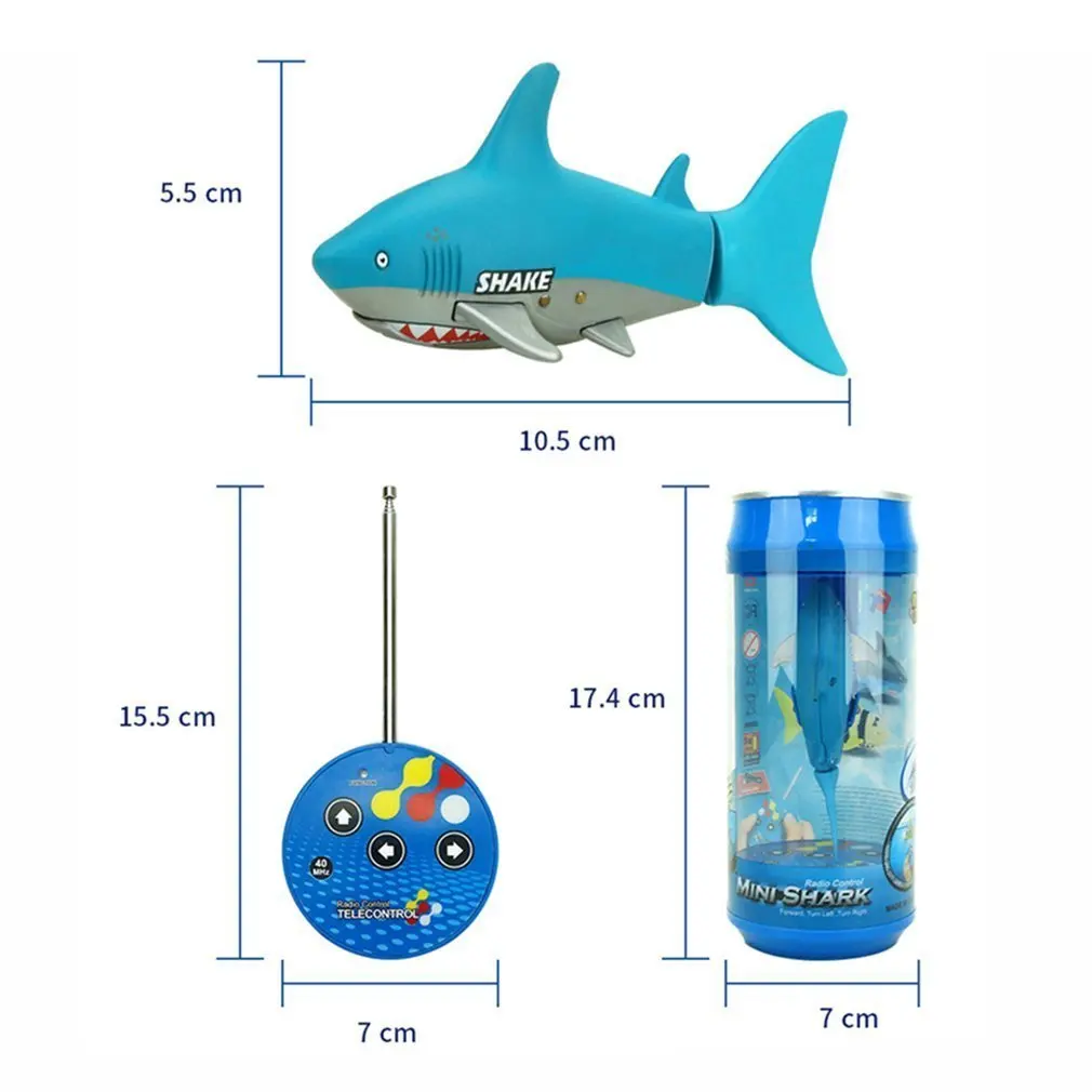 В форме акулы RC электрический пульт дистанционного управления рыбные игрушки высокоскоростная игрушка для дайвинга 3-CH игровые игрушки подарок на день рождения игрушки для детей
