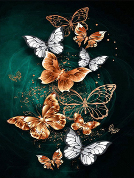 Painting By Numbers Butterfly Animals Modern Wall Art Canvas Painting Acrylic Paint By Numbers For Home Decor Frameless