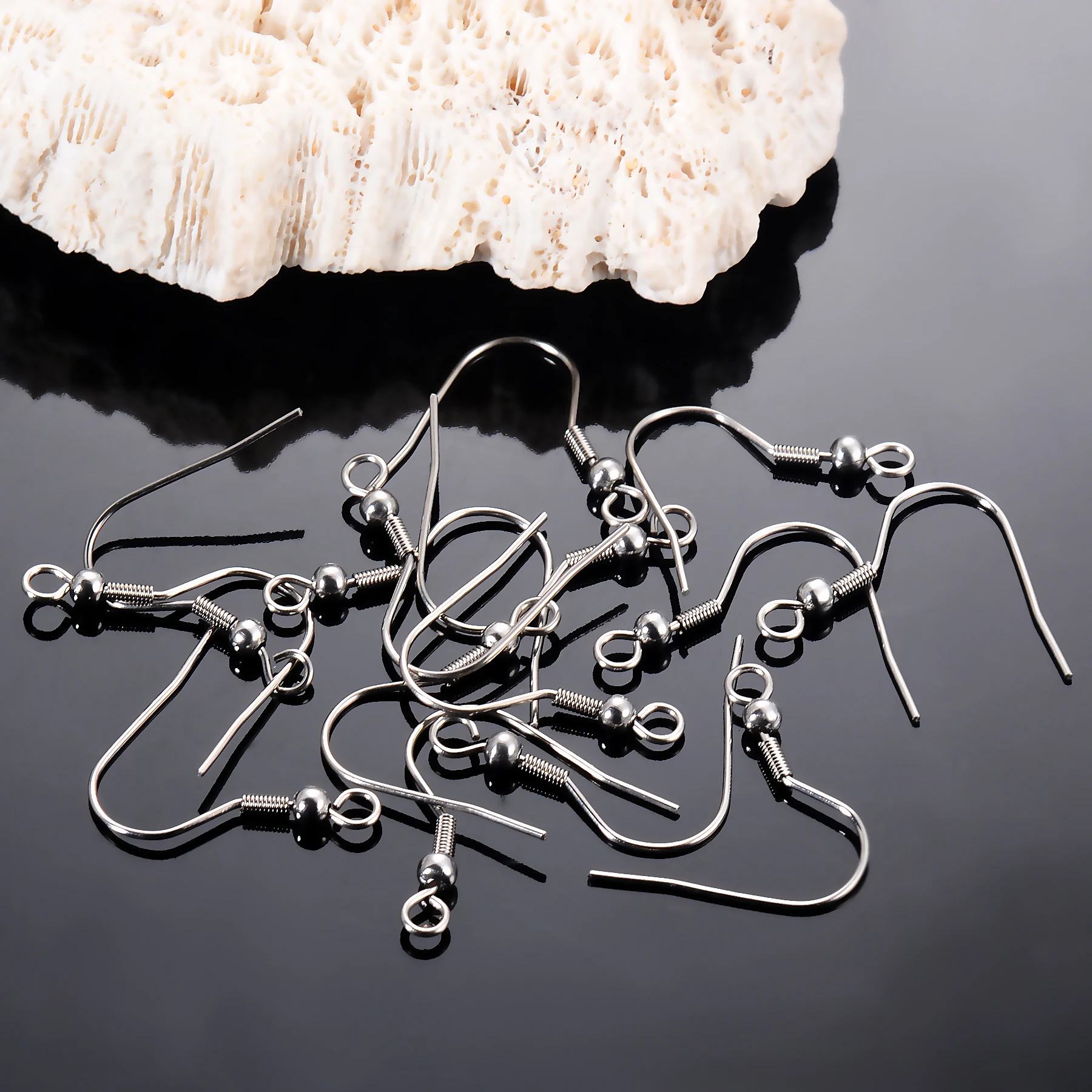 20Pcs/Lot Stainless Steel French Earring Clasps Hooks Men Women DIY Components For Ear Jewelry Making Findings Not Allergic 5