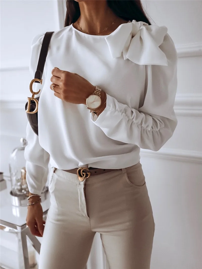 chiffon shirt blouse women18