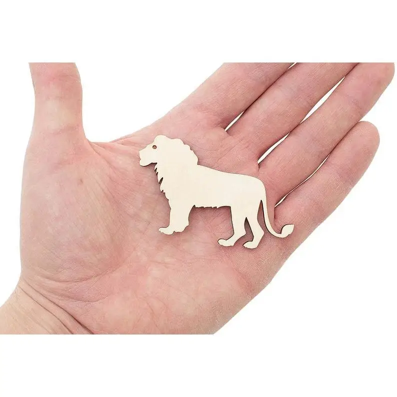 

Wooden Lion Cutout (7cm) Wooden Blanks, Wood Animals, Wild Animals, Ornaments Craft Gift Decoupage Unpainted 0907
