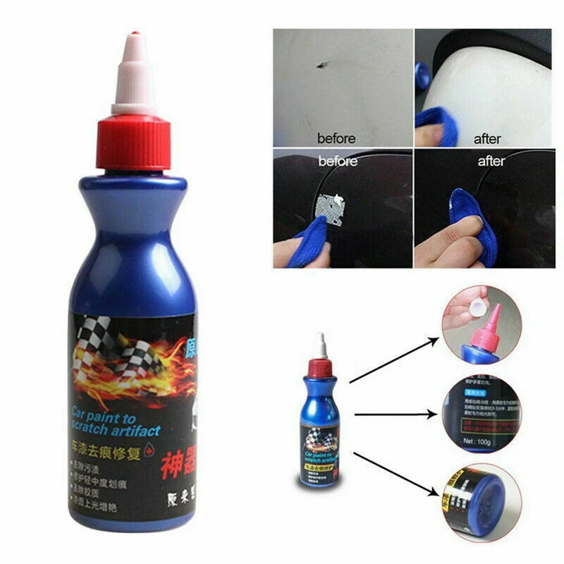 Universal Car Paint Scratch Removal Professional Repair Liquid Waxing Car Paint Dent Care Pen Polishing Repair Coating Agent