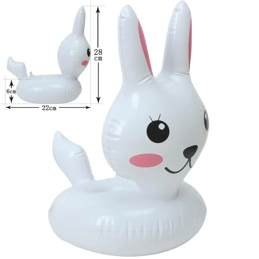 Rabbit 1x спасательный круг плавающий розовый Птица Сердце животные Летний пляж купальный буй кукольный домик аксессуары для куклы Барби Детские игрушки - Цвет: Rabbit