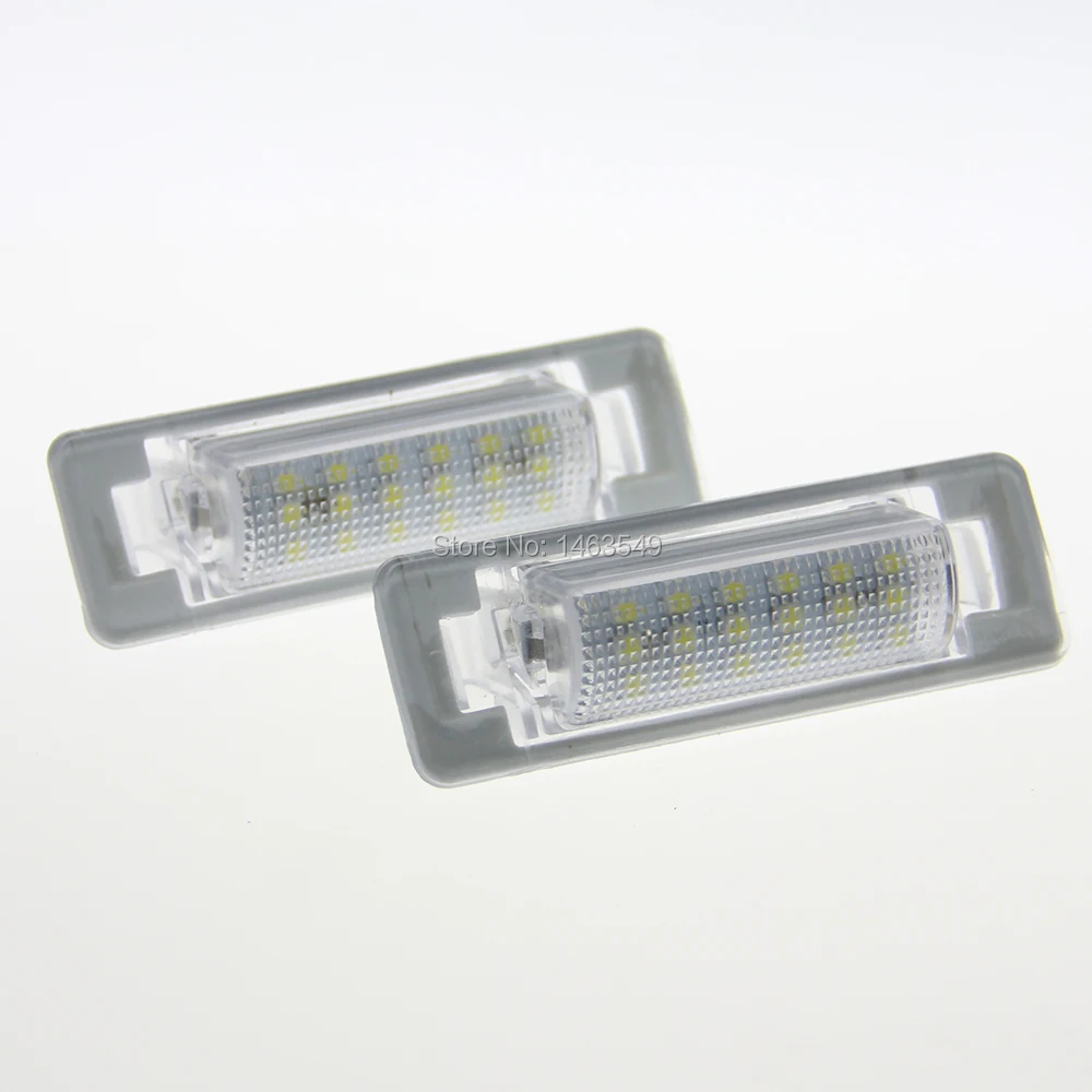 40 x Автомобильный светодиодный номерной знак лампы Лампы CANBUS OBC ошибок 18 светодиодный для Mercedes Benz W210 W202 E300 E55 C230 C43 AMG