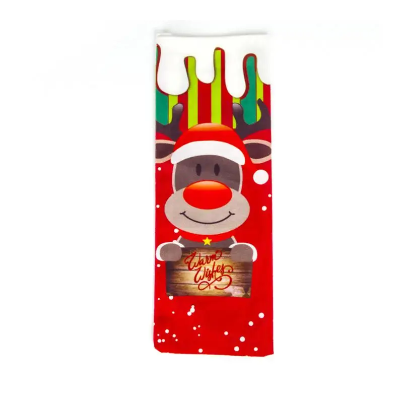 Christmas moose Санта Клаус винная бутылка крышка рождественские украшения для дома Новогодний Рождественский Декор красные чехлы для винных бутылок новогодний Рождественский Декор - Цвет: Christmas moose