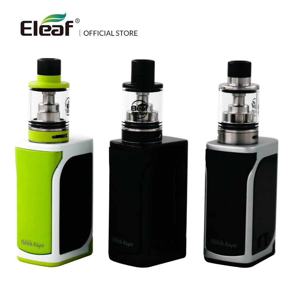 Kaufen [RU ES] Original Eleaf iStick Kiya Kit Mit GS Juni Gebaut in 1600mAh VS iStick Tria 0,75 1.5ohm GS Luft Spule Elektronische Zigarette