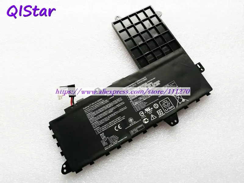 QISTAR 7,6 V 32Wh подлинный B21N1505 Аккумулятор для ноутбука ASUS eeebook серии E402MA-EH E402MA-EH01 E402S E402SA ноутбук компьютер