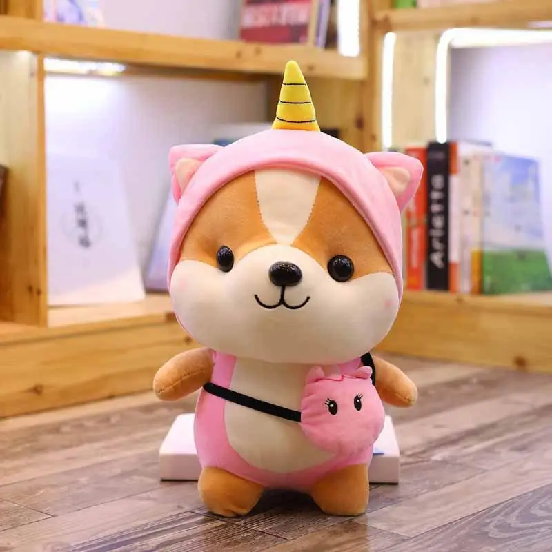 GloryStar милая плюшевая белка игрушка кукла Shapeshift подарок на день рождения - Цвет: unicorn 25cm