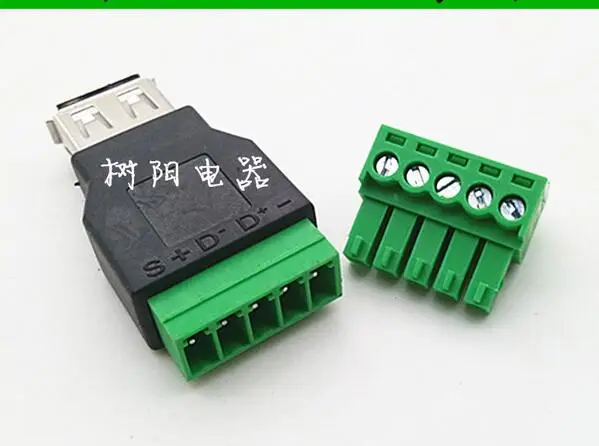 2 10 шт. разъем USB беспаечная электрическая вилка USB штекер и гнездо передачи разъема USB разъем - Цвет: 2