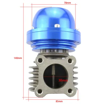 

Evil Energy-external Turbo 46mm Wastegate Turbo Manifold Exhaust Wastegate 10 Psi Spring Blue