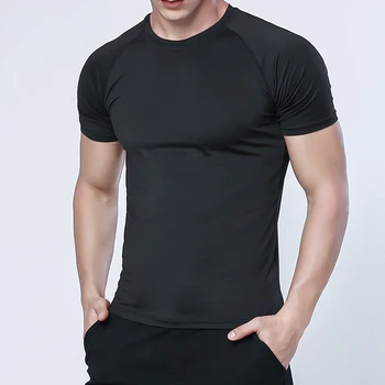

Mens 2020 muscle T shirt bodybuilding fitness men tops cotton singlets Plus Big size TShirt gasp Short Sleeve Tshirt
