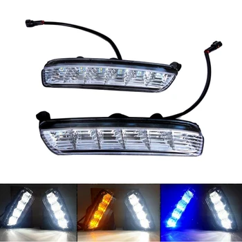 

New Arrival For Toyota Vios 2017 Daytime Running Lights 2V LED Car DRL Fog Lamp Headlight Dimming Style High Quality 2PCS