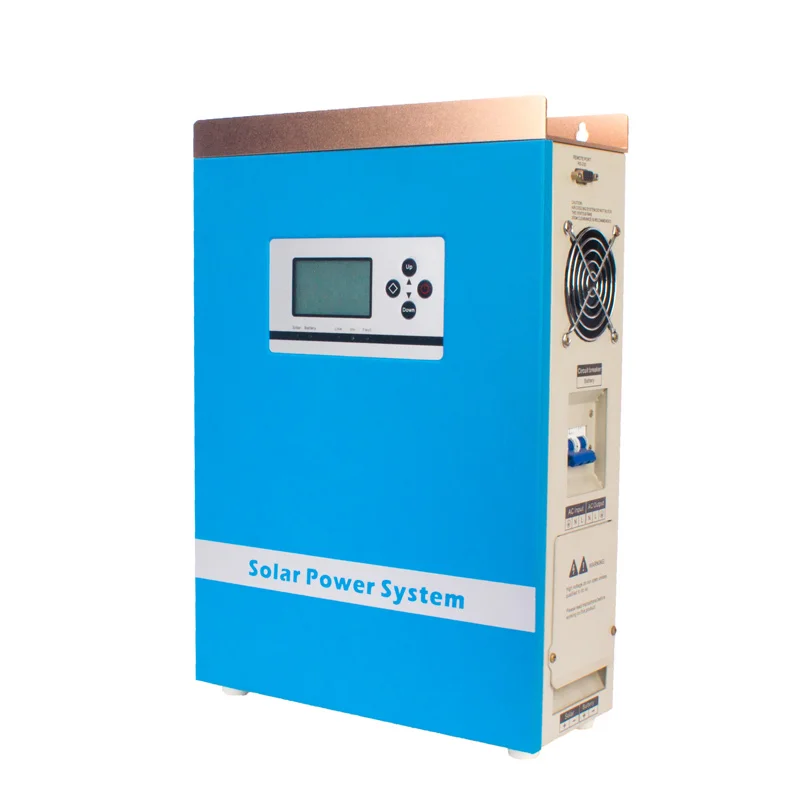 1Kw 2Kw 3Kw Inverter Solare Ibrido Inverter Solare Con Regolatore Di Carica Pwm Incorporato 60A
